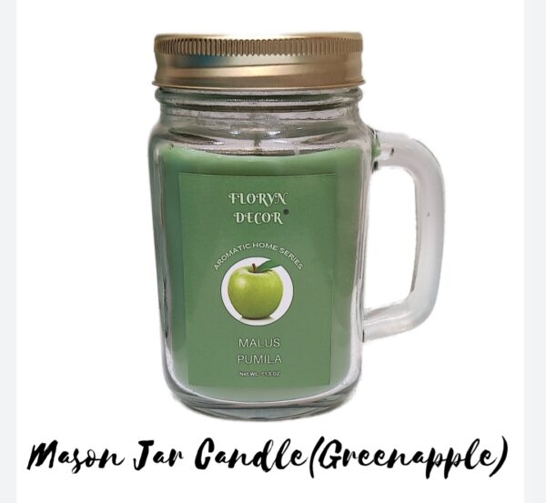 Mason Jar Candle (Greenapple)