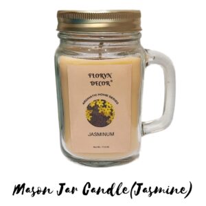 Mason Jar Candle (Jasmine)