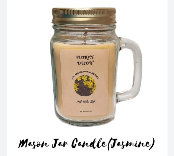 Mason Jar Candle (Jasmine)