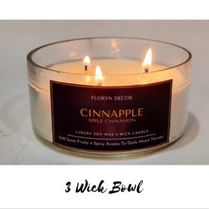 3 Wick Bowl Candle