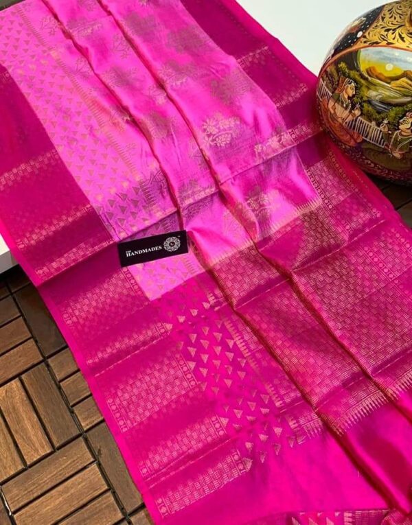 Banarasi Warm Soft Silk Scart Butti Saree