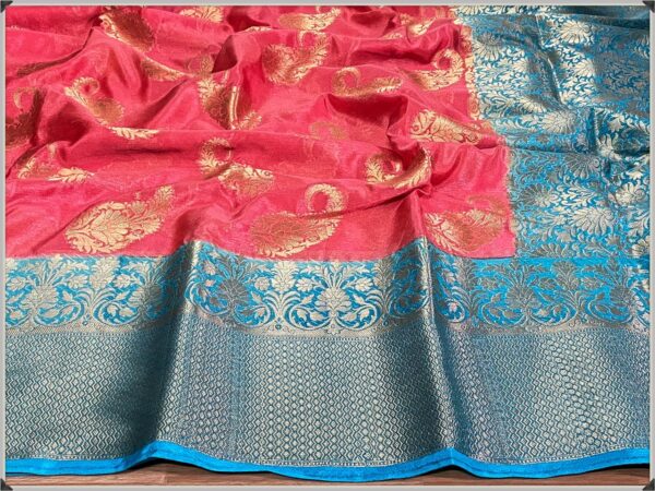 Banarasi Warm Silk Dyeble Soft Silk Saree