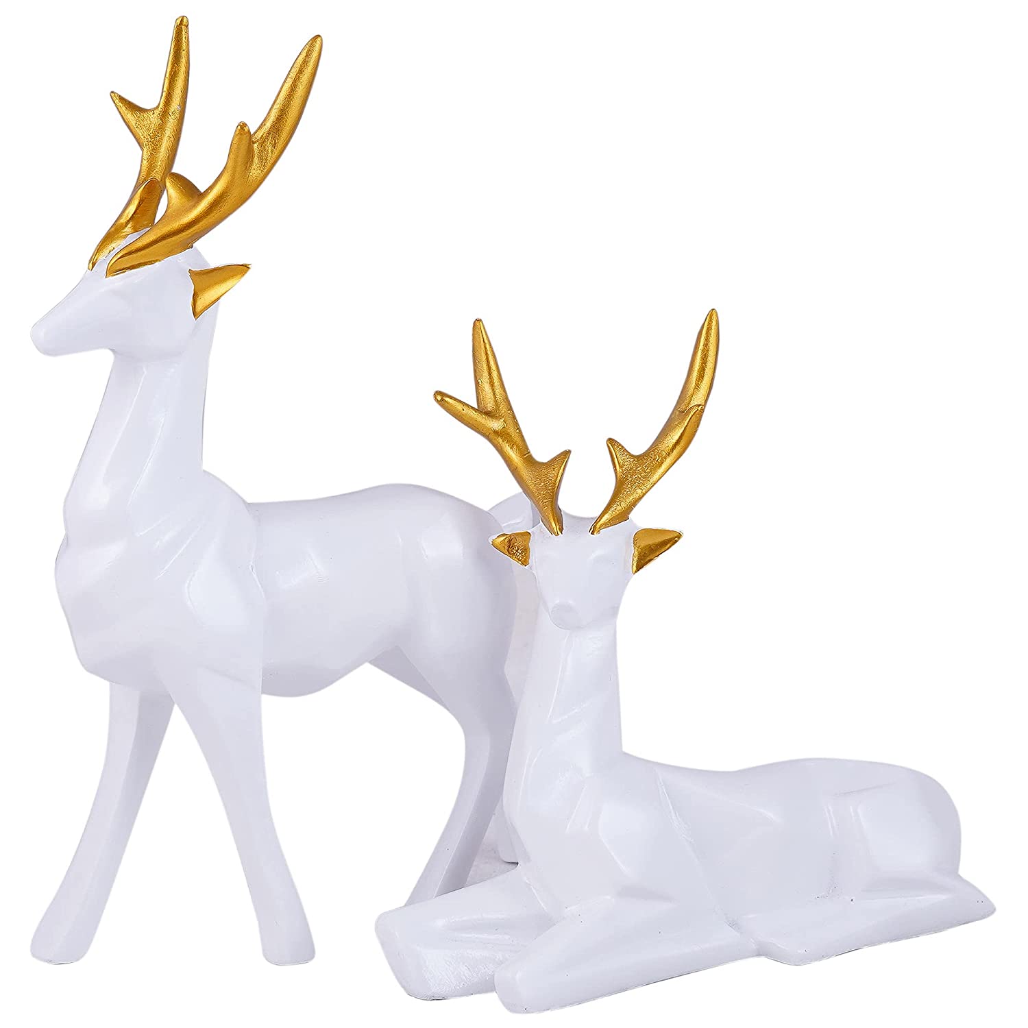 White Deer-Hiran Showpiece for Home Decor