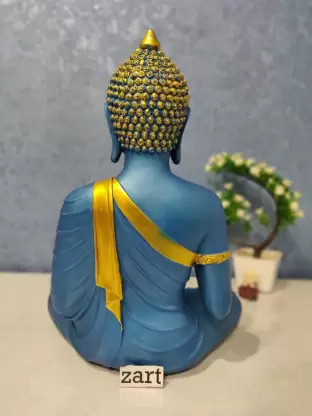 Blue Buddha Idol Statue