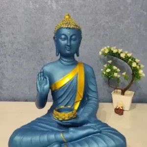 Blue Buddha Idol Statue