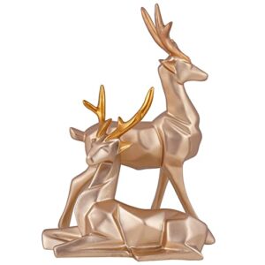 Golden Deer Hiran Showpiece for Home Decor